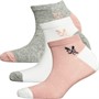 Crew Clothing Womens Three Pack Socks Multi