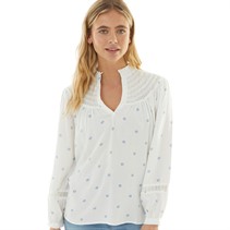 Crew Clothing Womens Sailor Blouse White/Navy