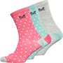 Crew Clothing Womens Three Pack Socks Multi