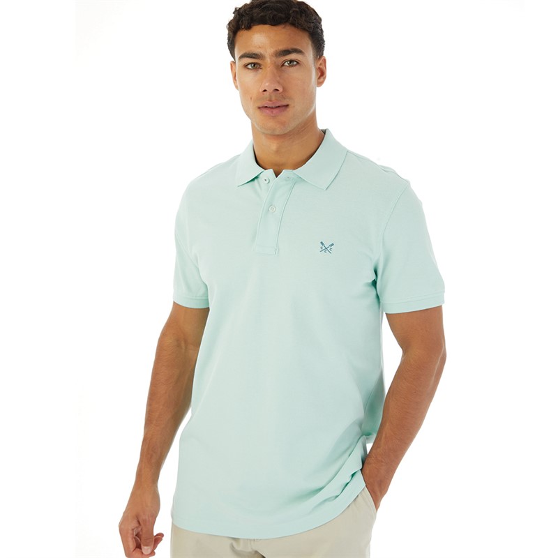 Crew Clothing Mens Melbury Solid Polo Plume