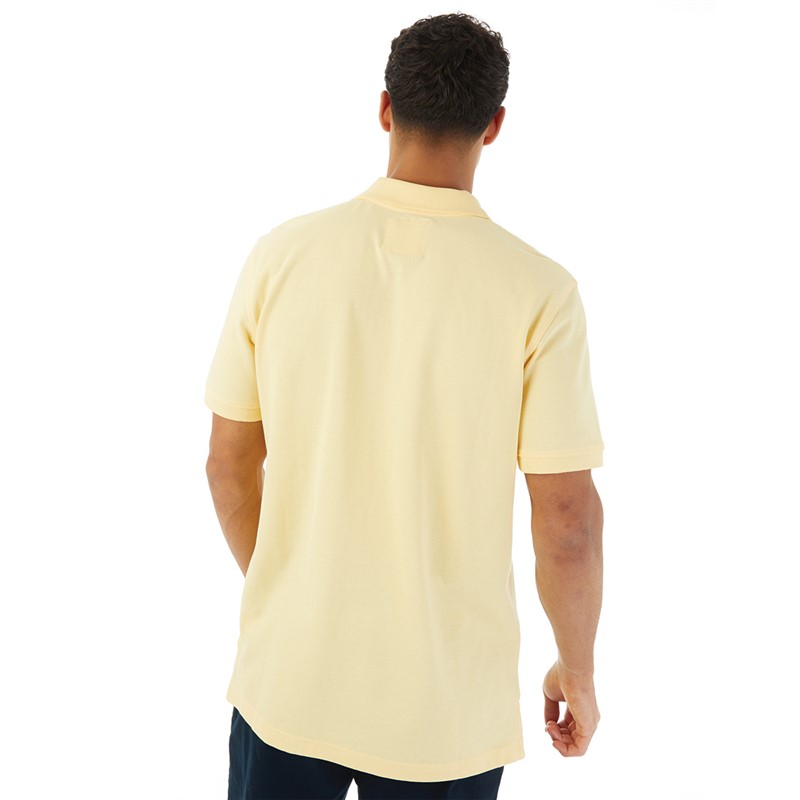 Crew Clothing Mens Melbury Solid Polo Lemon