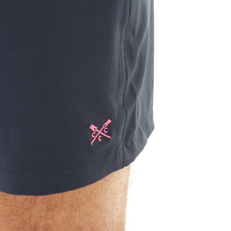 Crew Clothing Mens Solid Swim Shorts Navy