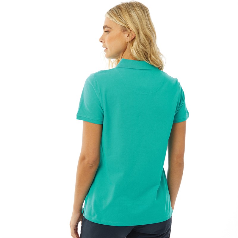 Crew Clothing Womens Exmouth Polo Aqua