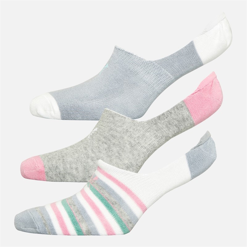 Crew Clothing Womens Three Pack Secret Socks Multi