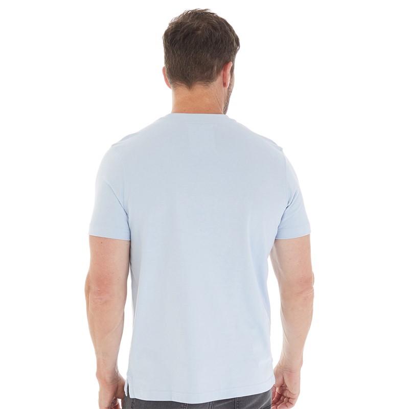 Crew Clothing Mens Round Neck T-Shirt Classic Blue