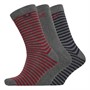 Crew Clothing Mens Three Pack Bamboo Socks Navy/Red/Blue