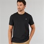 Crew Clothing Mens Round Neck T-Shirt Black