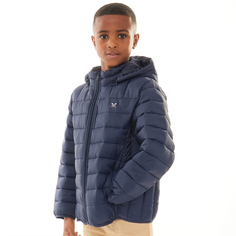 Crew Clothing Boys LW Jacket Blackiris