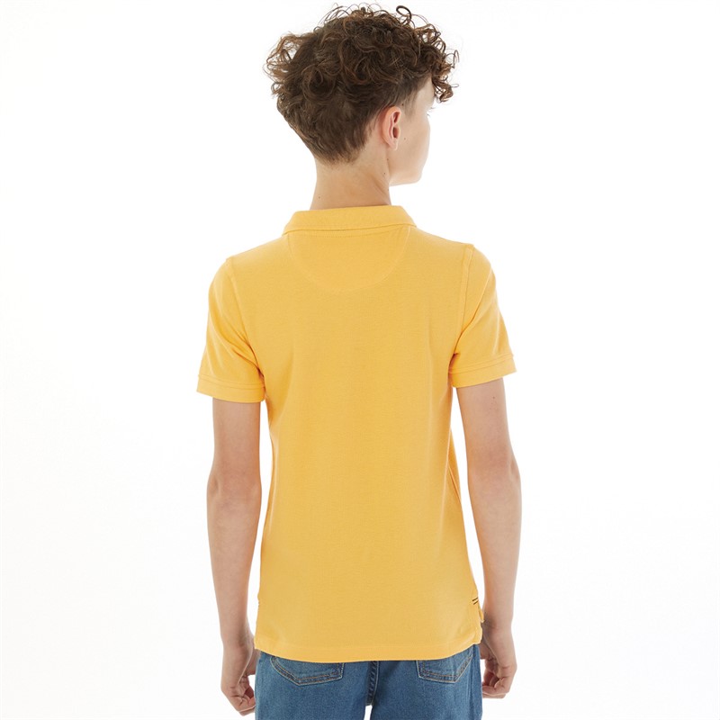 Crew Clothing Boys Classic Pique Polo Yellow