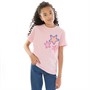 Crew Clothing Girls Crochet Star T-Shirt Pink