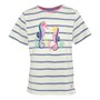 Crew Clothing Girls Sequin Seahorse T-Shirt Blue White