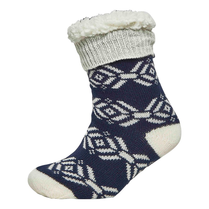 Crew Clothing Womens Cosy Socks Navy/White