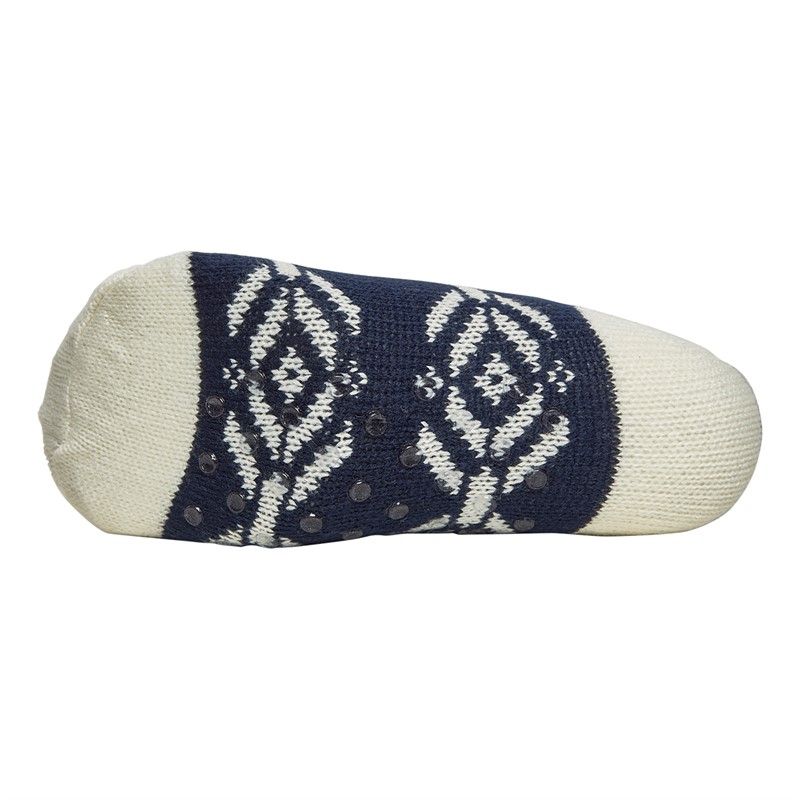 Crew Clothing Womens Cosy Socks Navy/White