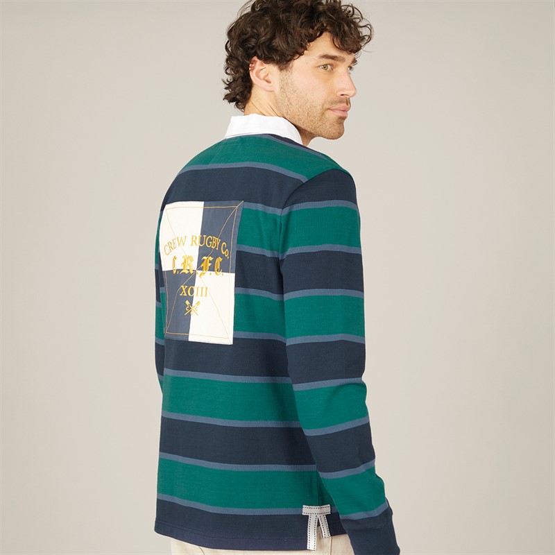 Crew Clothing Mens Rugby Shirt Atlantic Deep/Navy