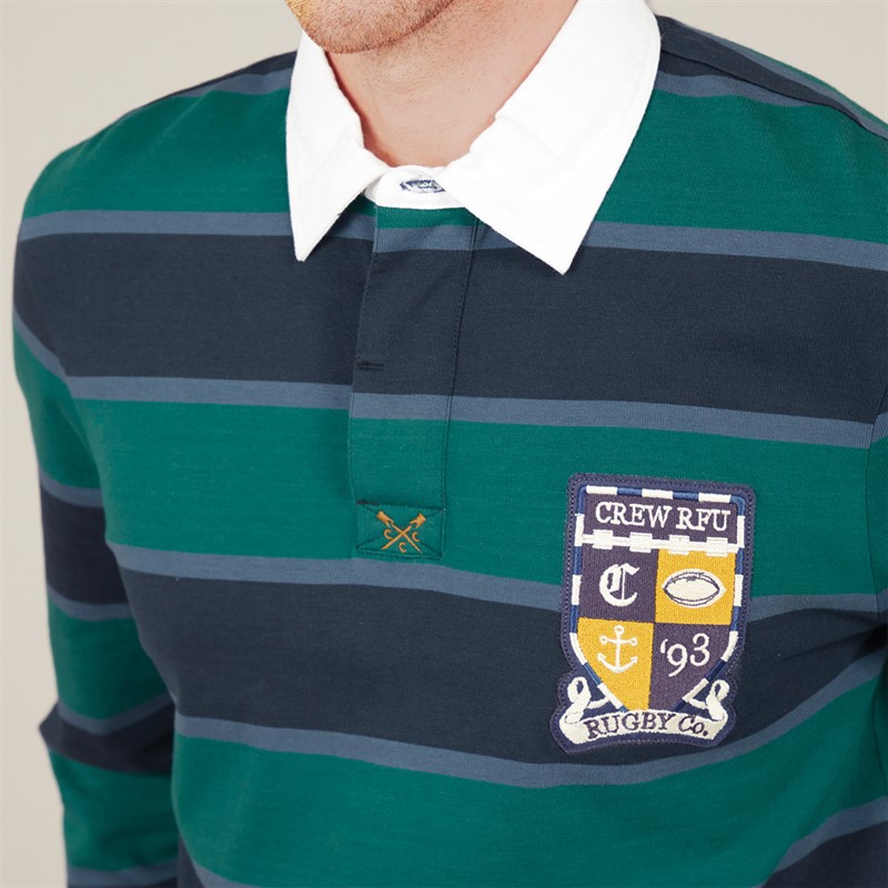 Crew Clothing Mens Rugby Shirt Atlantic Deep/Navy