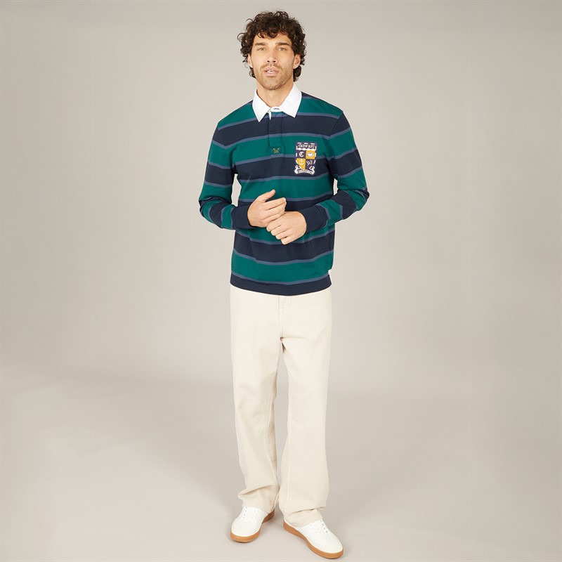 Crew Clothing Mens Rugby Shirt Atlantic Deep/Navy