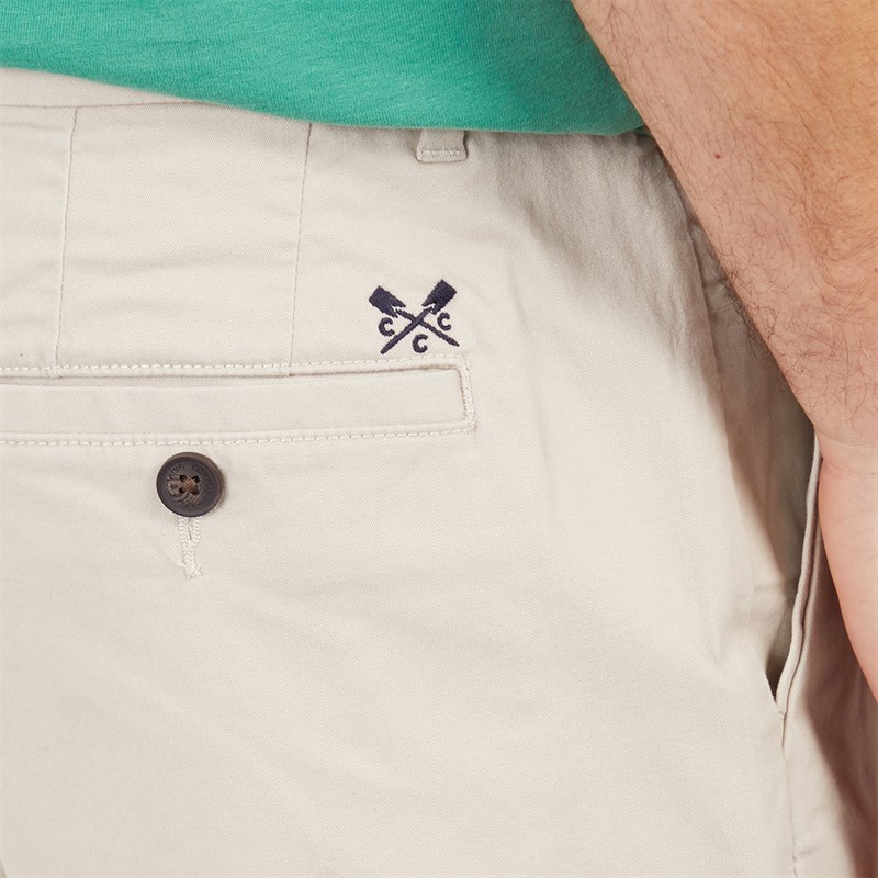 Crew Clothing Mens Chino Shorts Stone