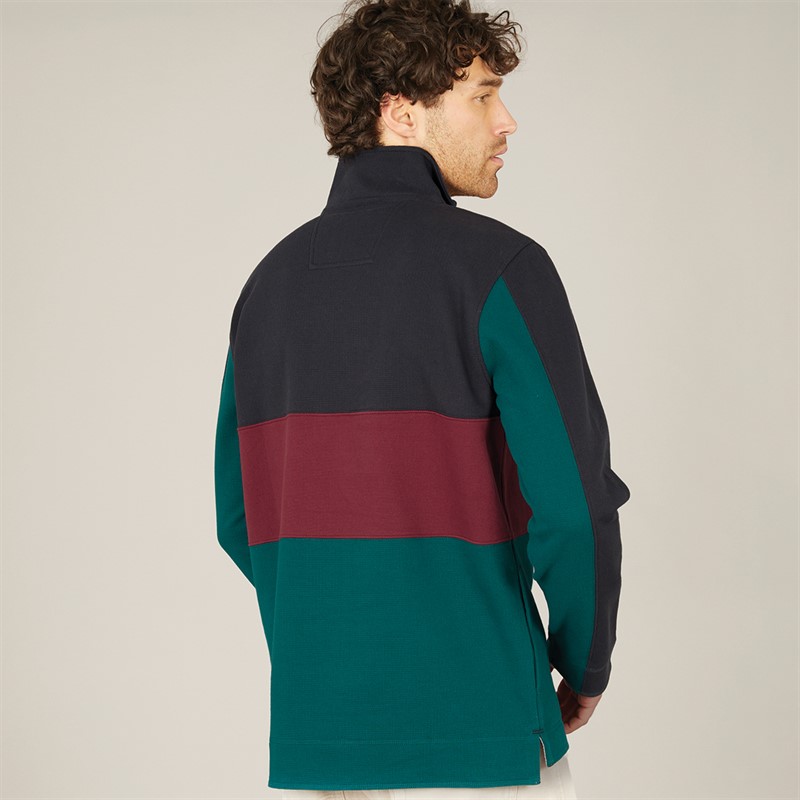 Crew Clothing Mens Interest Padstow Sweatshirt Darknavy/Altanicdeep