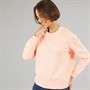Crew Clothing Womens Pigment Dye Sweatshirt Tropical Peach