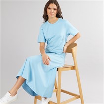 Crew Clothing Womens Ponte Jersey T-Shirt Dress Airblue