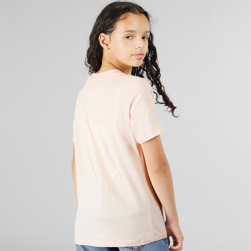 Crew Clothing Girls Graphic T-Shirt Soft Pink Shop Front