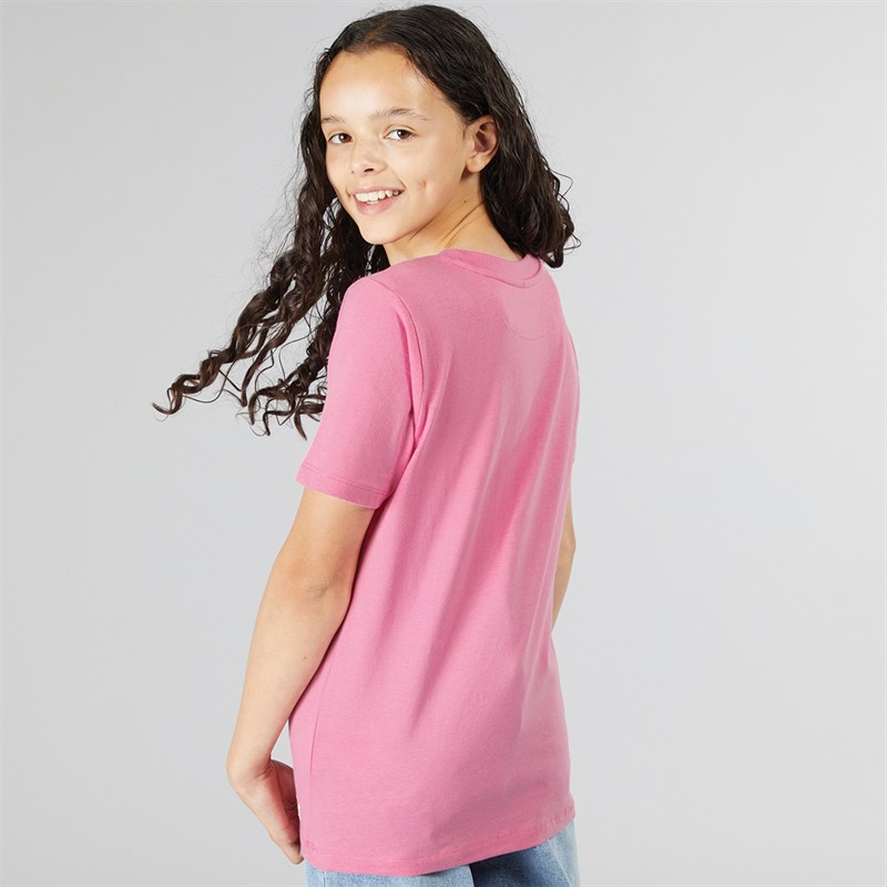 Crew Clothing Girls Graphic T-Shirt Pink Flower Watering Can