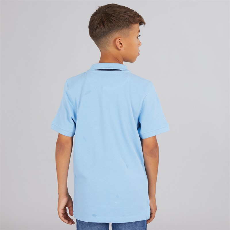 Crew Clothing Boys Classic Pique Polo Dusk Blue