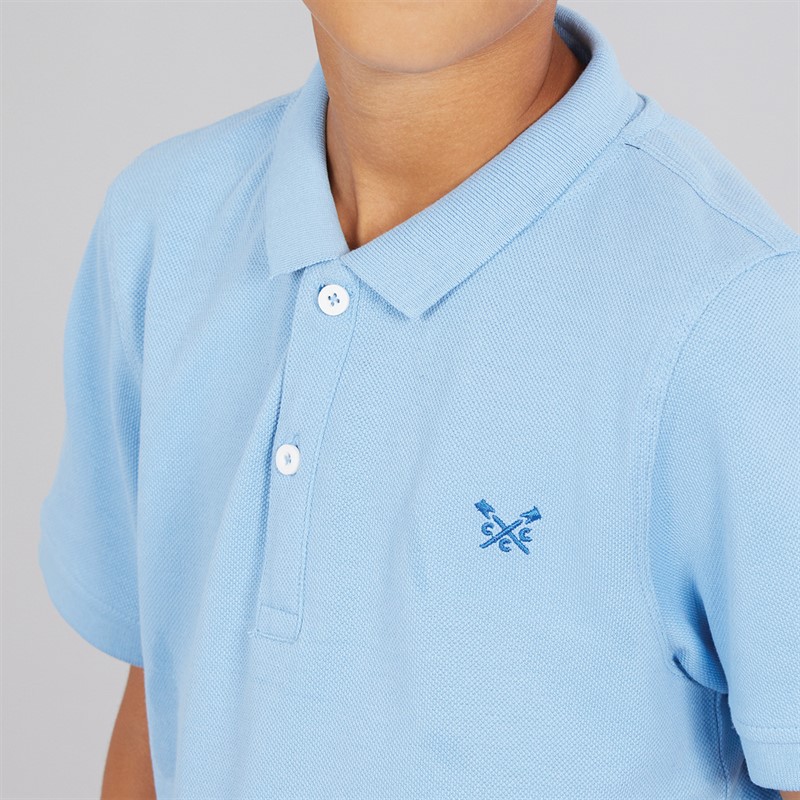 Crew Clothing Boys Classic Pique Polo Dusk Blue
