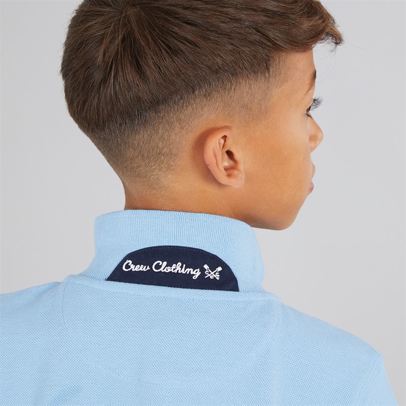 Crew Clothing Boys Classic Pique Polo Dusk Blue
