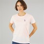 Crew Clothing Womens Ice Cream Striped T-Shirt Pink Lady/White