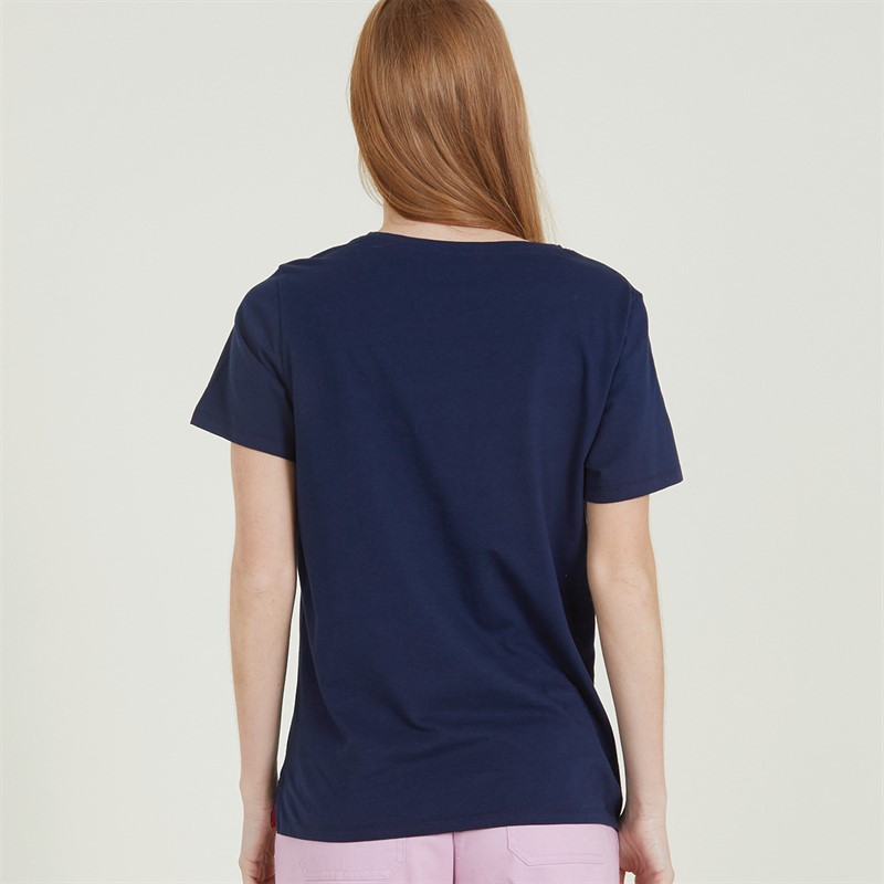 Crew Clothing Womens Barge T-Shirt Heritage Navy