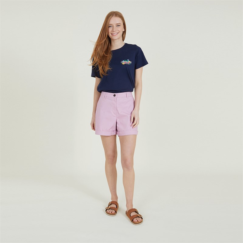 Crew Clothing Womens Barge T-Shirt Heritage Navy