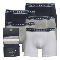 Crew Clothing Mens Five Pack Jersey Boxers Multi