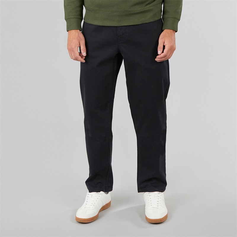 Crew Clothing Mens Five Pocket Bedford Cord Trousers Heritage Black