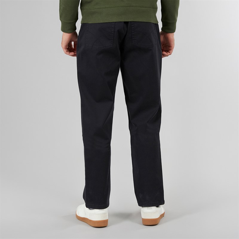 Crew Clothing Mens Five Pocket Bedford Cord Trousers Heritage Black