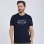 Crew Clothing Mens Oars Printed T-Shirt Dark Navy