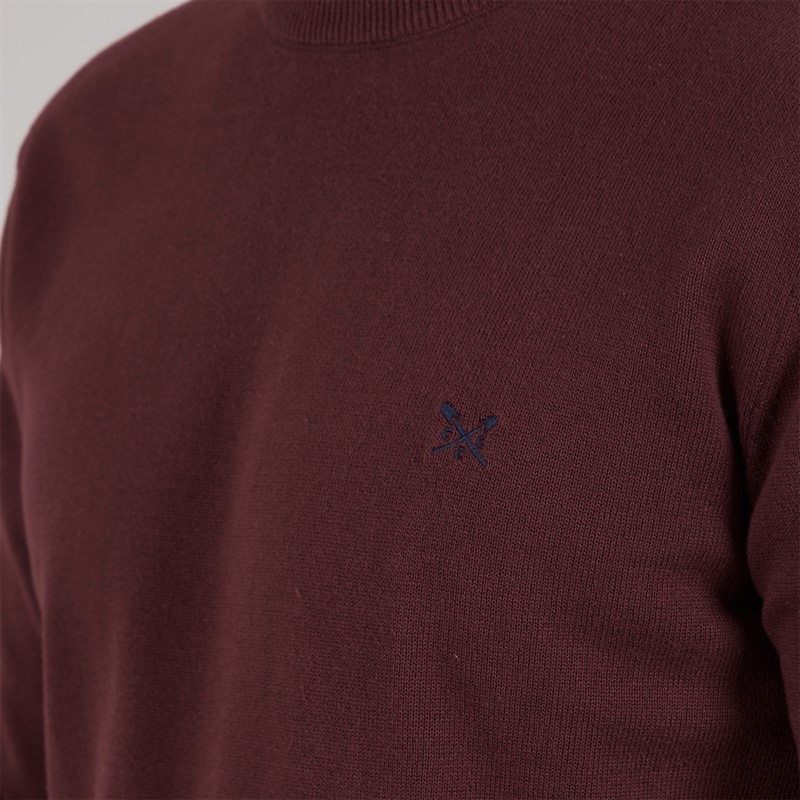 Crew Clothing Mens Cotton Crew Neck Jumper Port Royale