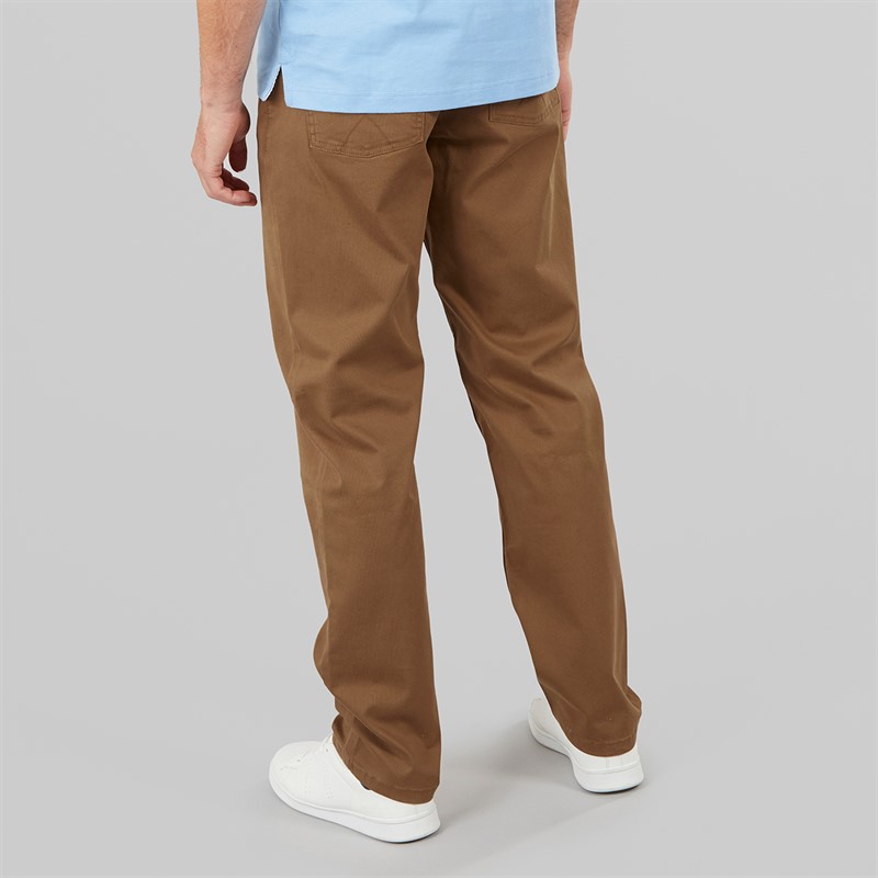 Crew Clothing Mens Five Pocket Bedford Cord Trousers Heritage Tan