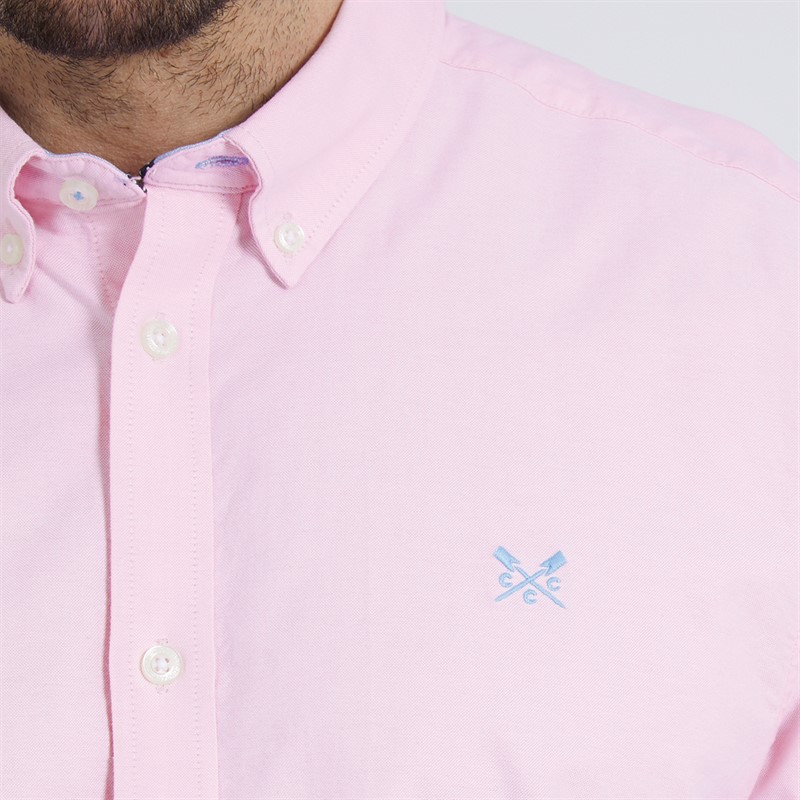 Crew Clothing Mens Classic Fit Oxford Shirt Pink
