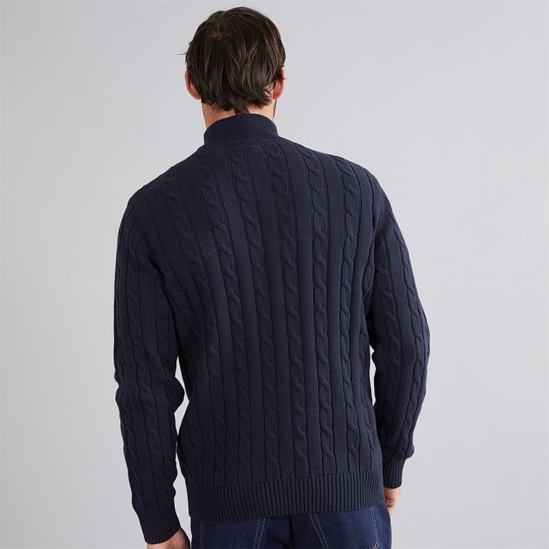 Crew Clothing Mens Oarsmen 1/2 Zip Jumper Heritage Dark Navy