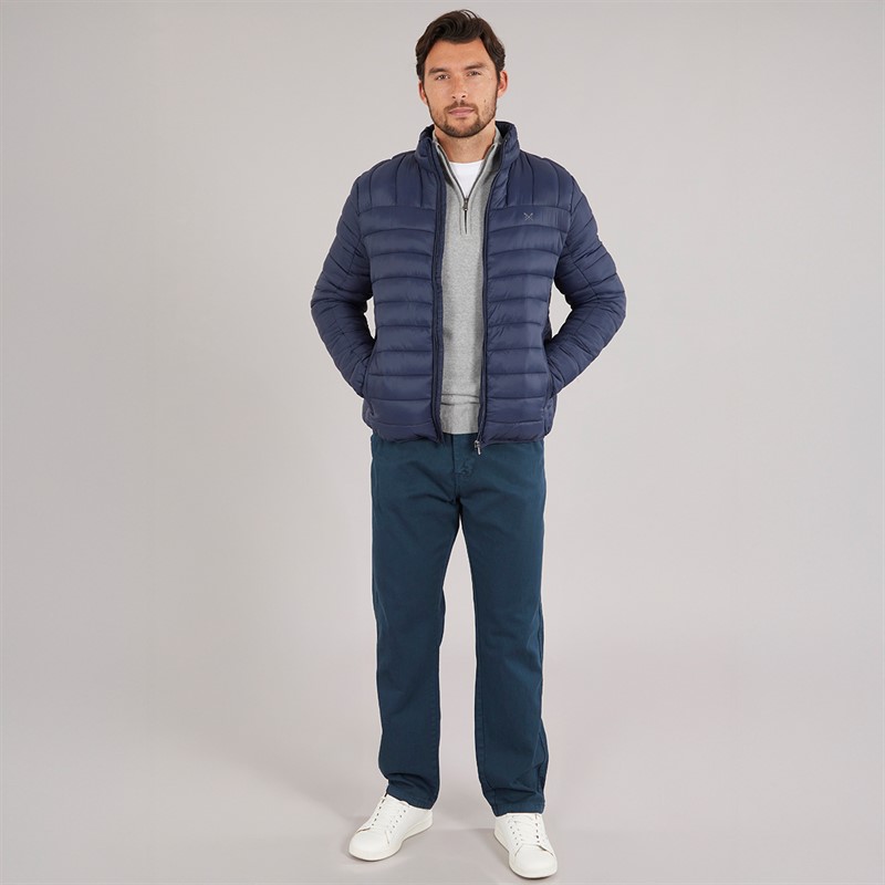 Crew Clothing Mens Lightweight Lowther Jacket Moonlit Ocean