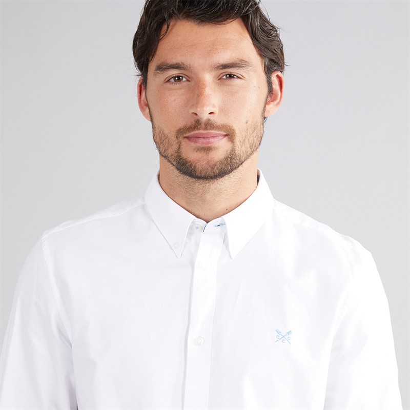 Crew Clothing Mens Classic Fit Oxford Shirt White