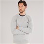 Crew Clothing Mens Crew Neck Jumper Mid Grey Marl