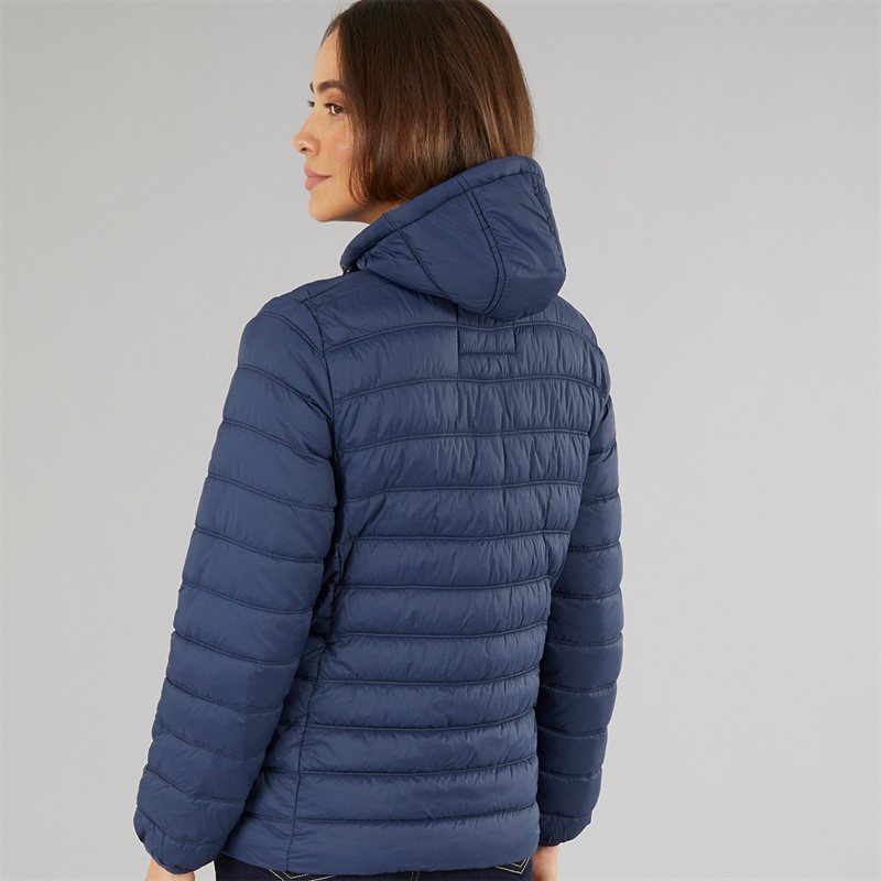 Crew Clothing Womens Quilted Jacket Navy