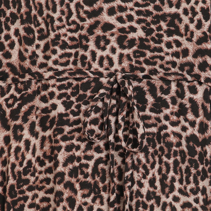Crew Clothing Womens Printed Dress Leopard Print