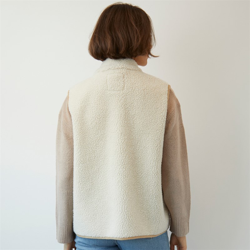 Crew Clothing Womens Borg Gilet Rainy Day