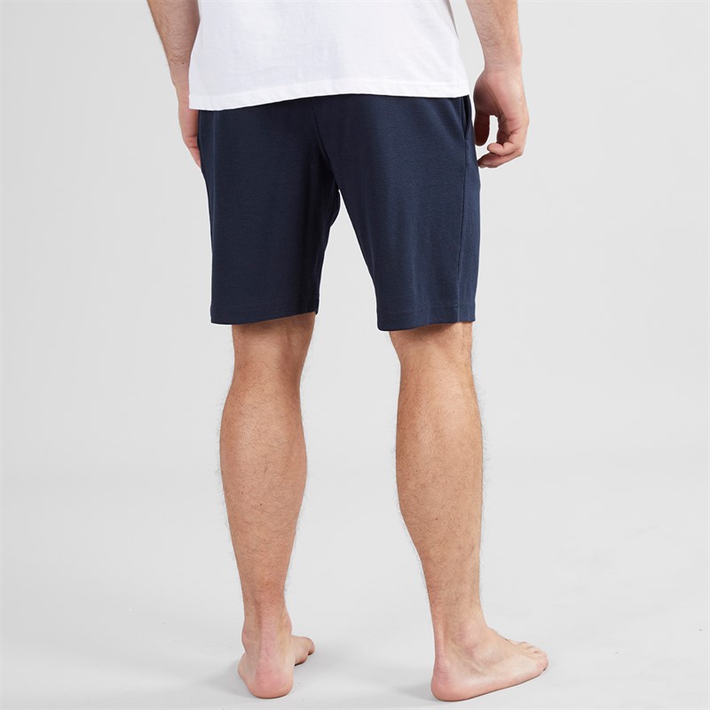 Crew Clothing Mens Regular Fit Waffle Shorts Heritage Navy