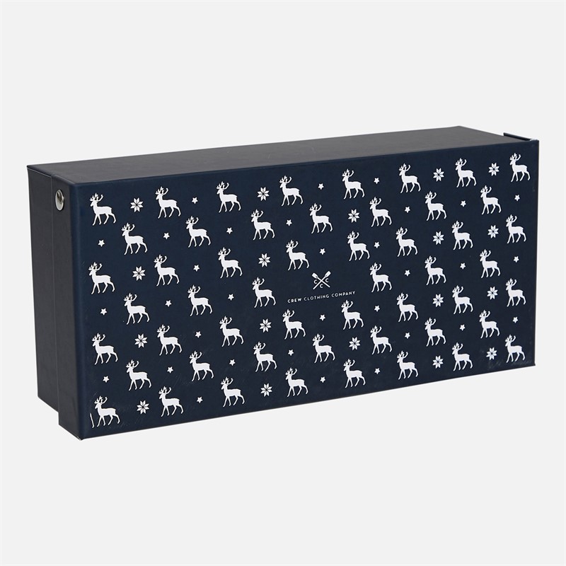 Crew Clothing Mens Five Pack Bamboo Socks Gift Set Greens