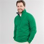 Crew Clothing Mens 1/​4 Zip Solid Sweatshirt Verdtgrn