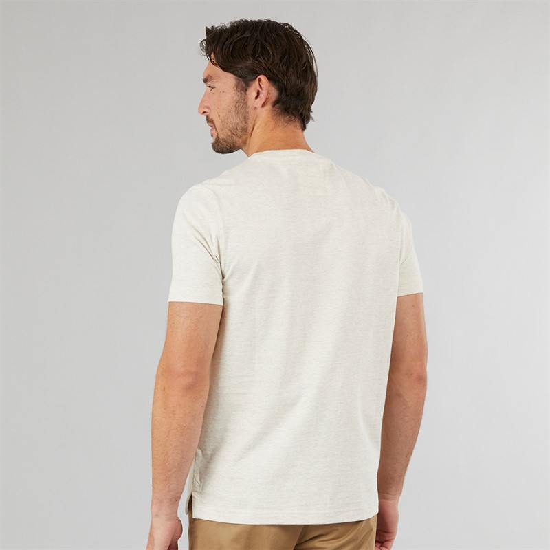 Crew Clothing Mens Round Neck T-Shirt Rainyday Marl